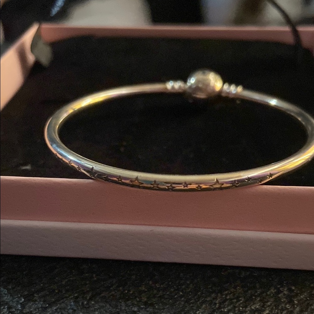 Pandora Silver Bracelet with Star Accents